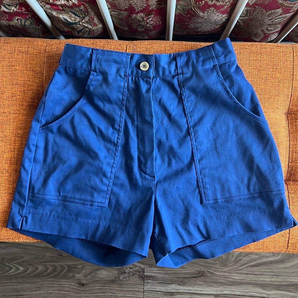 Vintage Woolrich Retro Navy Shorts